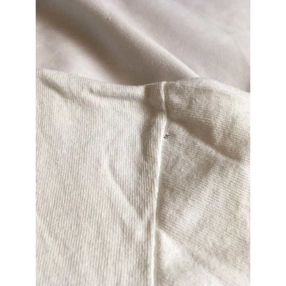 Vintage Royal Deb Girls White Sunflower Bouquet Graphic Tee Shirt 14 90s Bow - Picture 4 of 8